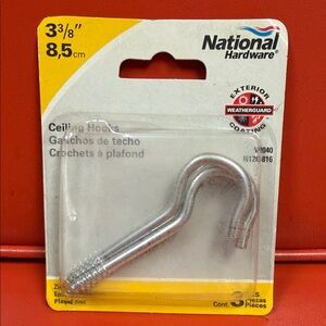Ceiling Hooks - Silver
